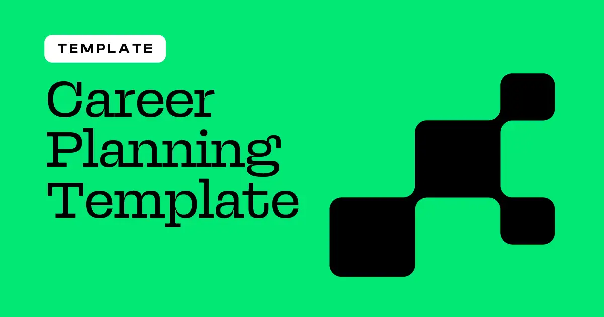 Product Management Career Planning Template