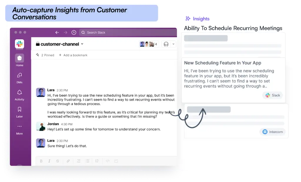 Auto-capture Insights from Customer Conversations